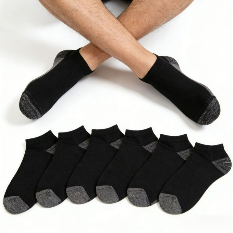 1/6Pairs Anti-odor Ankle Socks - Socks Ankle Men ulasan dan harga