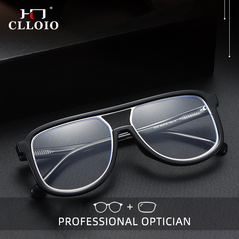 CLLOIO Square TR90 Frame Presc - Mens Fashion Reading Glasses ulasan dan harga