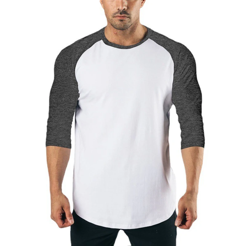 Plain Fitness Three Quarter Sl - Muscle Tee Workout ulasan dan harga