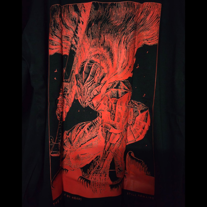 Berserk Double Sided Print T-s - Graphic Tee Oversized ulasan dan harga