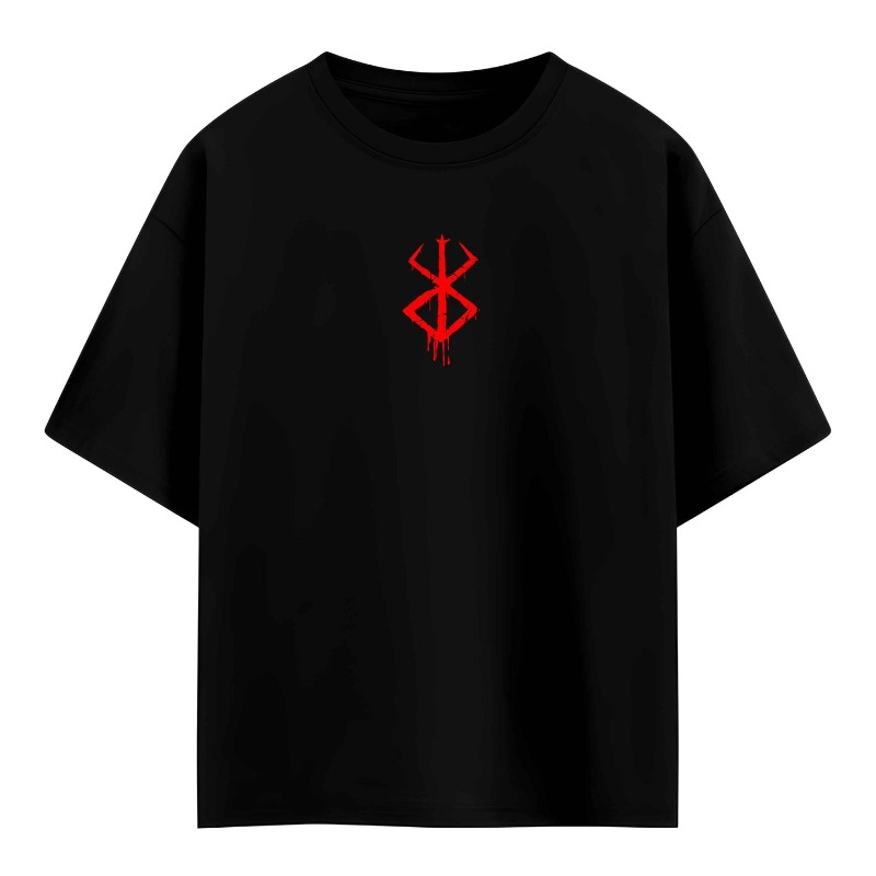 Berserk Double Sided Print T-s - Graphic Tee Oversized ulasan dan harga