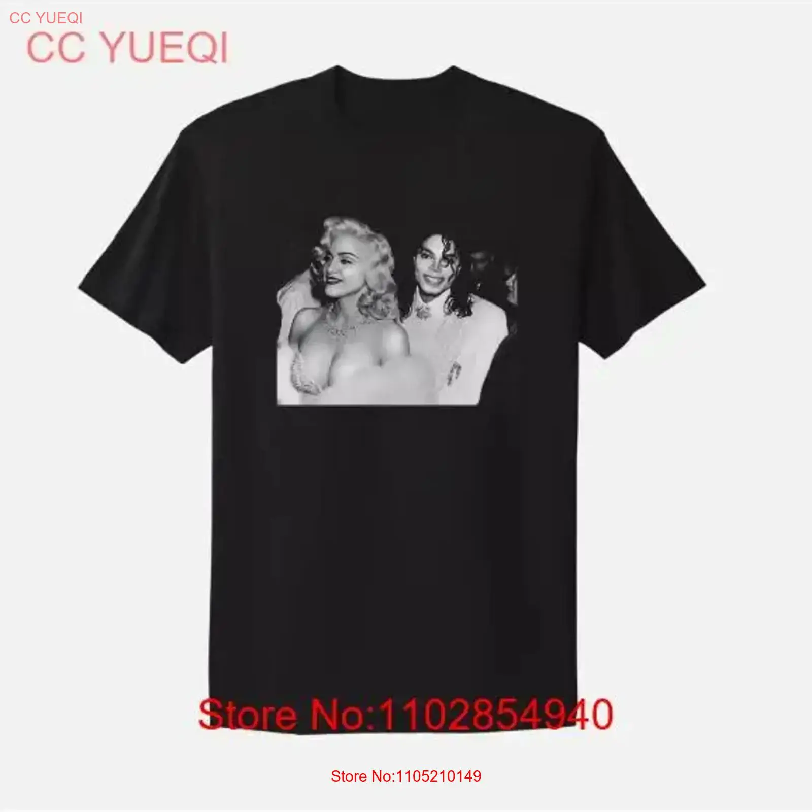 Madonna and Michael Jackson T  - Poster Men Fashion ulasan dan harga