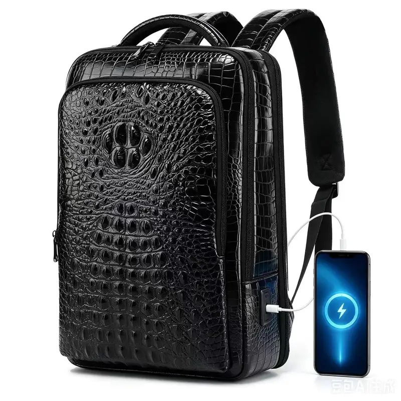 New Men's Crocodile Patterned  - Mens Fashion Blog ulasan dan harga