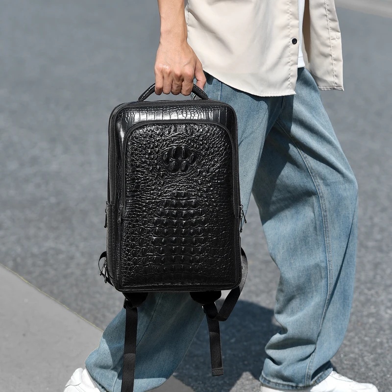 New Men's Crocodile Patterned  - Mens Fashion Blog ulasan dan harga