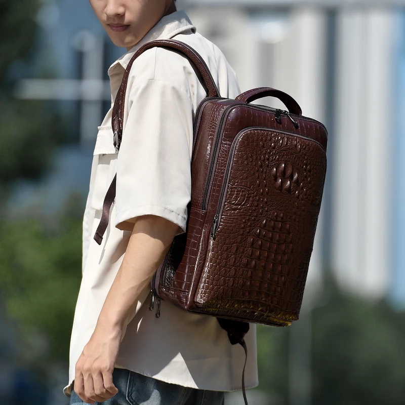 New Men's Crocodile Patterned  - Mens Fashion Blog ulasan dan harga