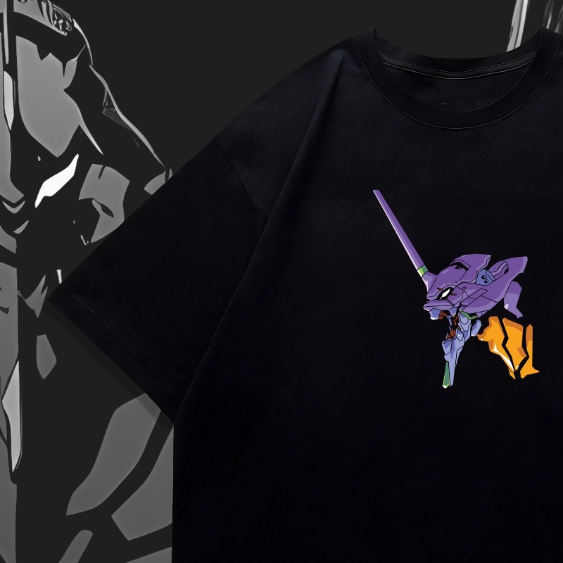 Anime Mecha Double Sided Print - Graphic Tee Oversized ulasan dan harga