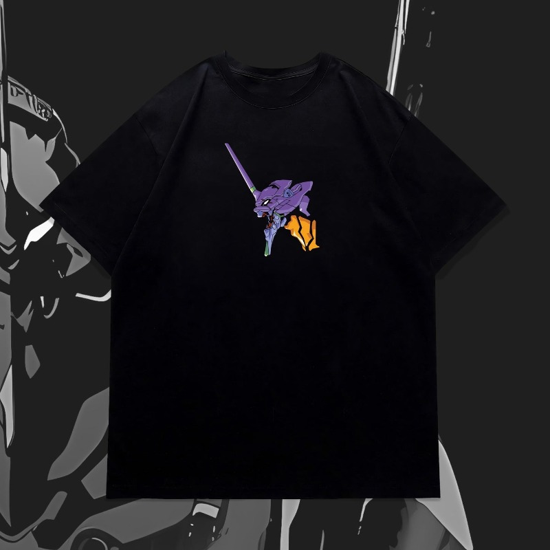 Anime Mecha Double Sided Print - Graphic Tee Oversized ulasan dan harga