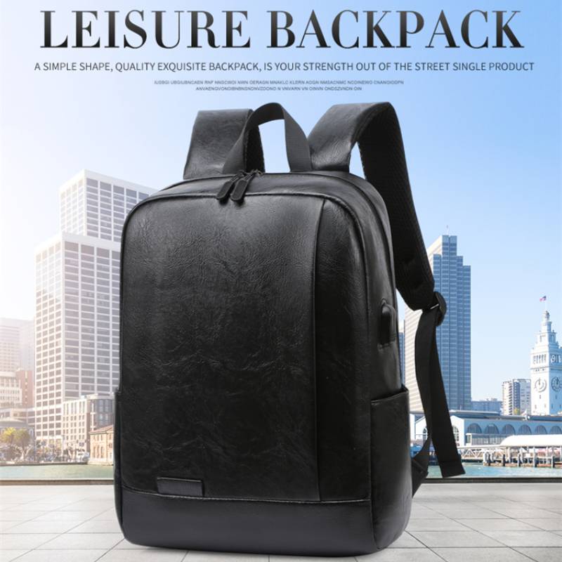 Men Fashionable Backpack PU Le - Mens Fashion Blog ulasan dan harga
