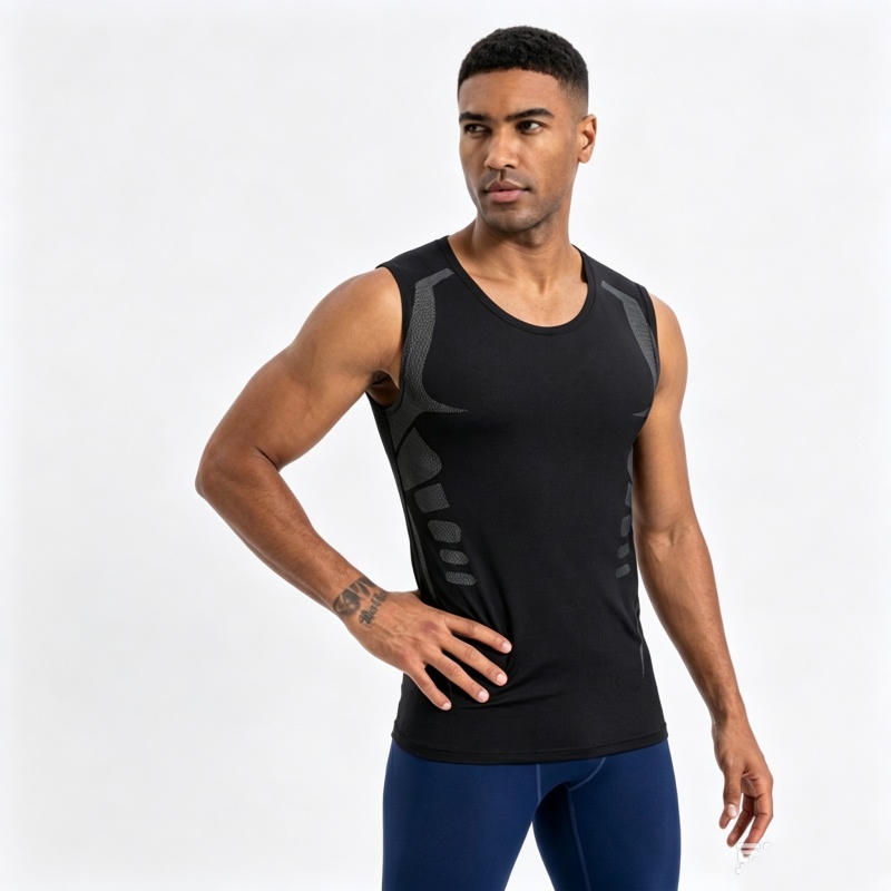 New Mans Compression Tank Top  - Muscle Tee Workout ulasan dan harga