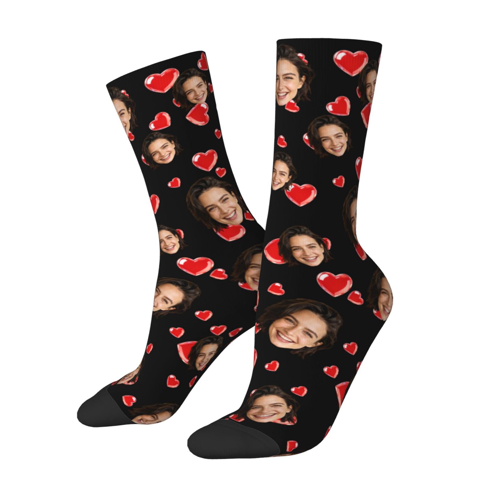 Custom Face Photo Socks Person - Socks Ankle Men ulasan dan harga
