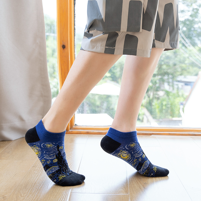 1/5 Pairs Combed Cotton Ankle  - Socks Ankle Men ulasan dan harga