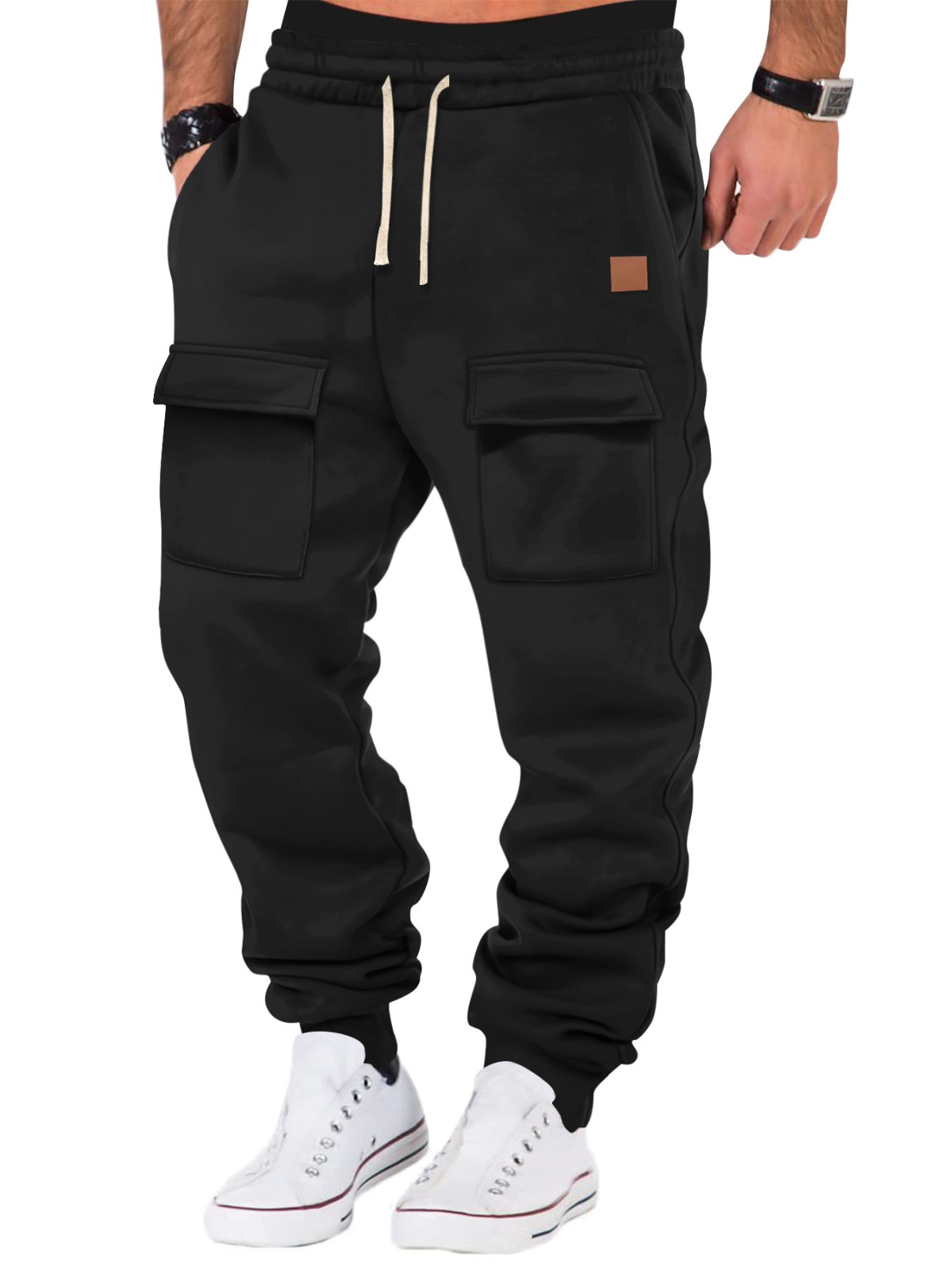 New men's fall and winter casu - Mens Fashion Cargo Pants ulasan dan harga