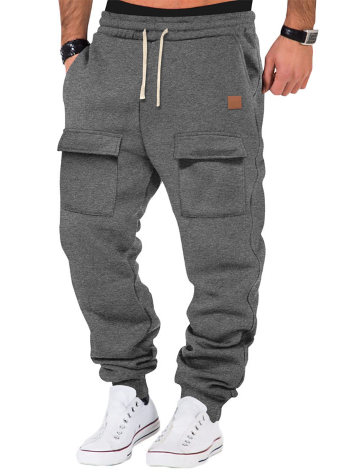 New men's fall and winter casu - Mens Fashion Cargo Pants ulasan dan harga