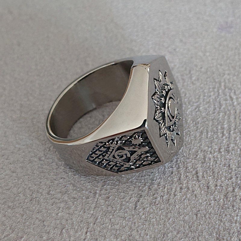 All Seeing Eye Ring Men's 316L - Mens Fashion Store ulasan dan harga