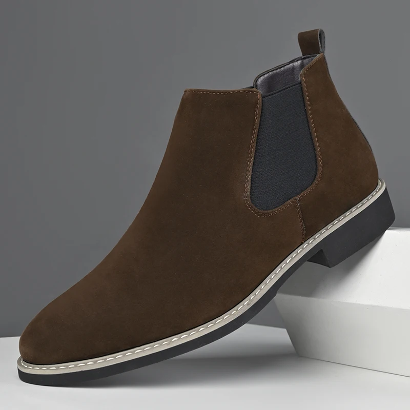 Fashion Men Chelsea Boots Oxfo - Mens Fashion Dress Shoes ulasan dan harga