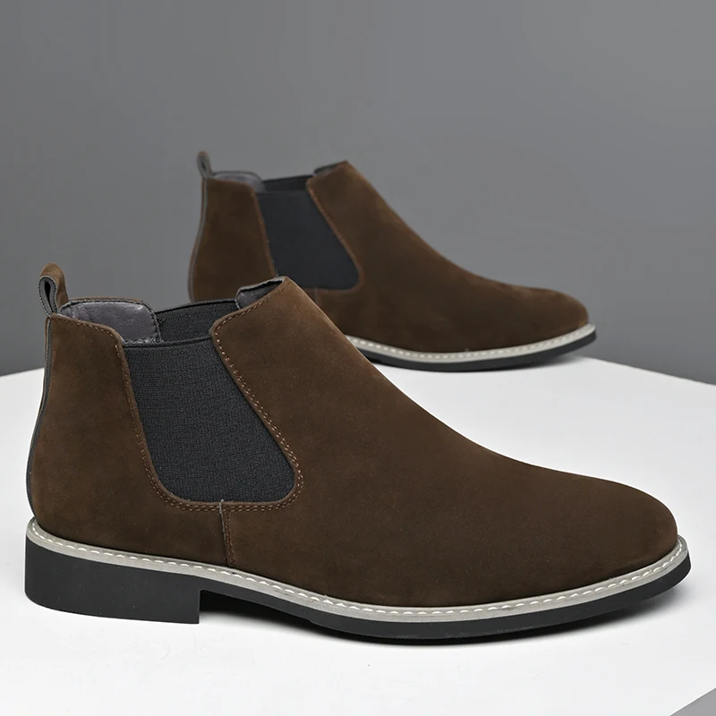 Fashion Men Chelsea Boots Oxfo - Mens Fashion Dress Shoes ulasan dan harga