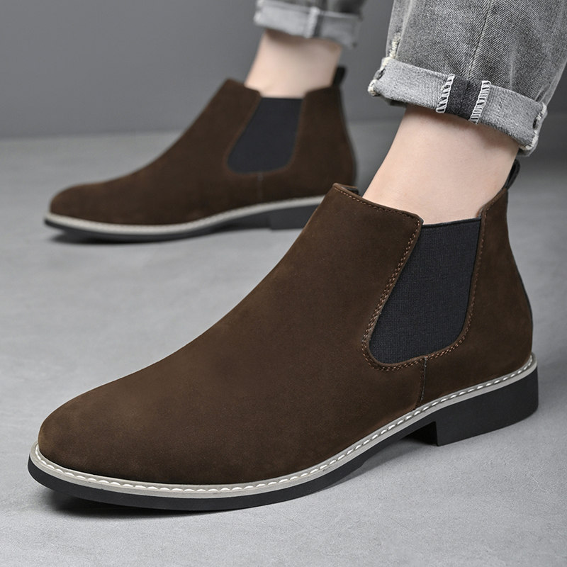 Fashion Men Chelsea Boots Oxfo - Mens Fashion Dress Shoes ulasan dan harga