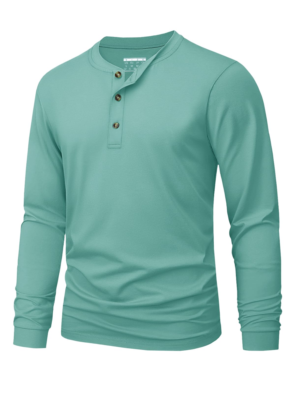 Men's Henley T-Shirt Simple So - Men'S Fashion Outfits ulasan dan harga
