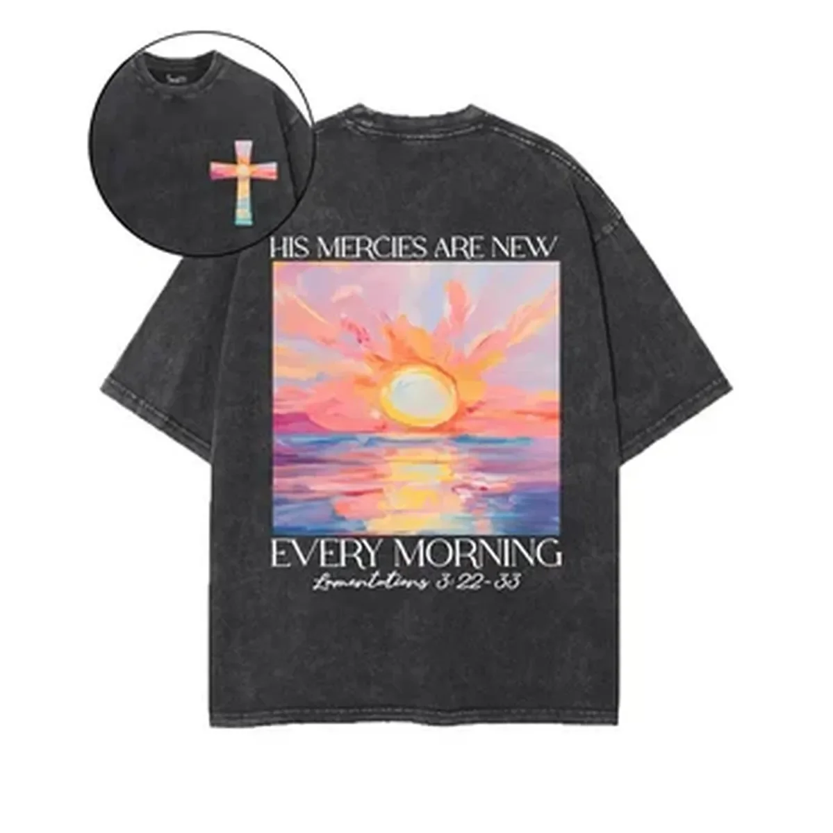 Aesthetics Art Graphic Printed - Graphic Tee Oversized ulasan dan harga