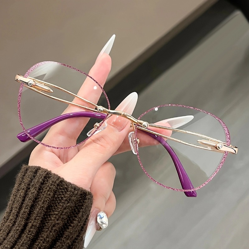 Fashion Round Anti Blue Light  - Mens Fashion Reading Glasses ulasan dan harga