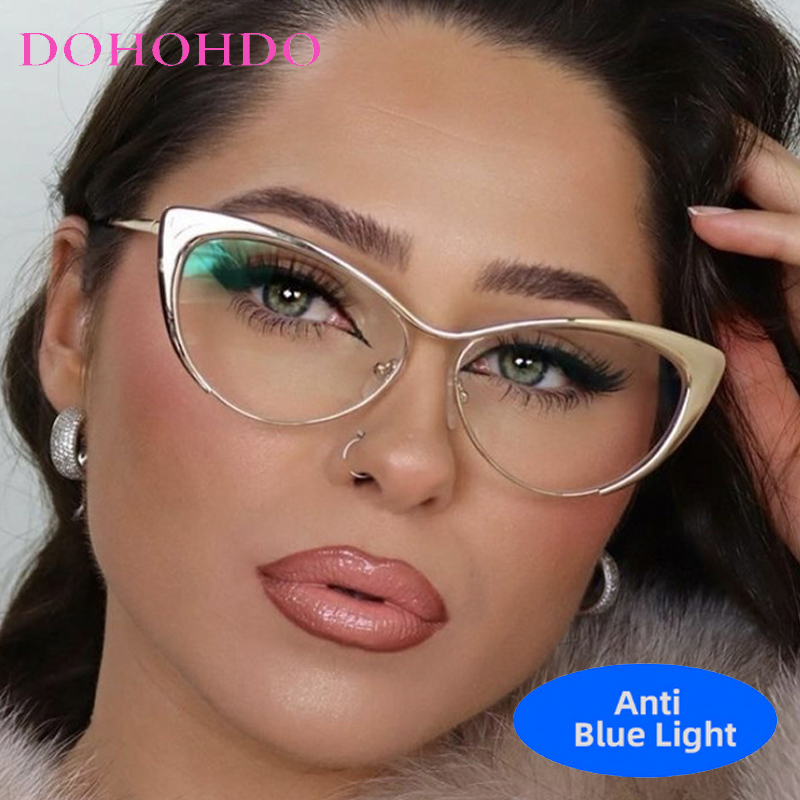 New Luxury Metal Cat Eye Fashi - Mens Fashion Reading Glasses ulasan dan harga