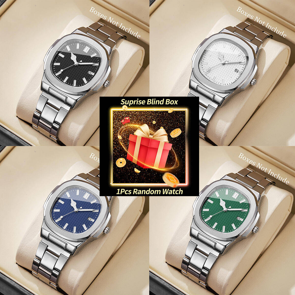 1PC Surprise Mystery Watch Bli - Mens Fashion Blog ulasan dan harga